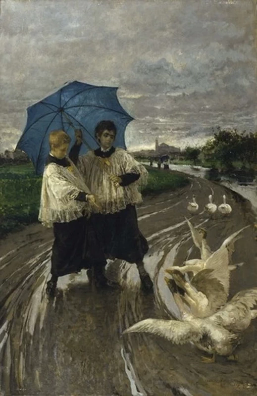 Il ritorno dalla sagra - 1887, Galleria d’Arte Moderna, Milano